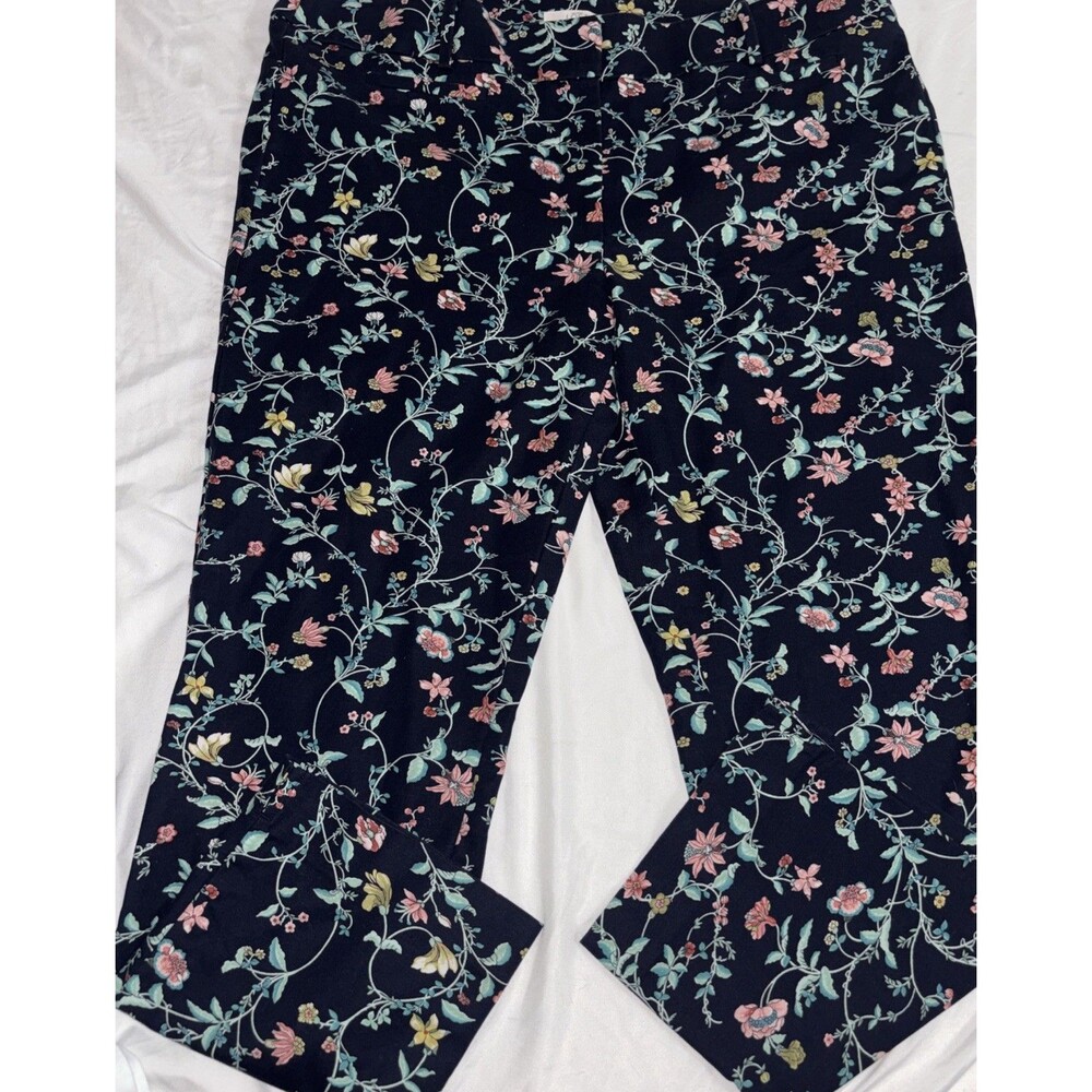 Ann Taylor LOFT The Riviera Pant Marisa Size 16T Floral, Classic, Preppy C